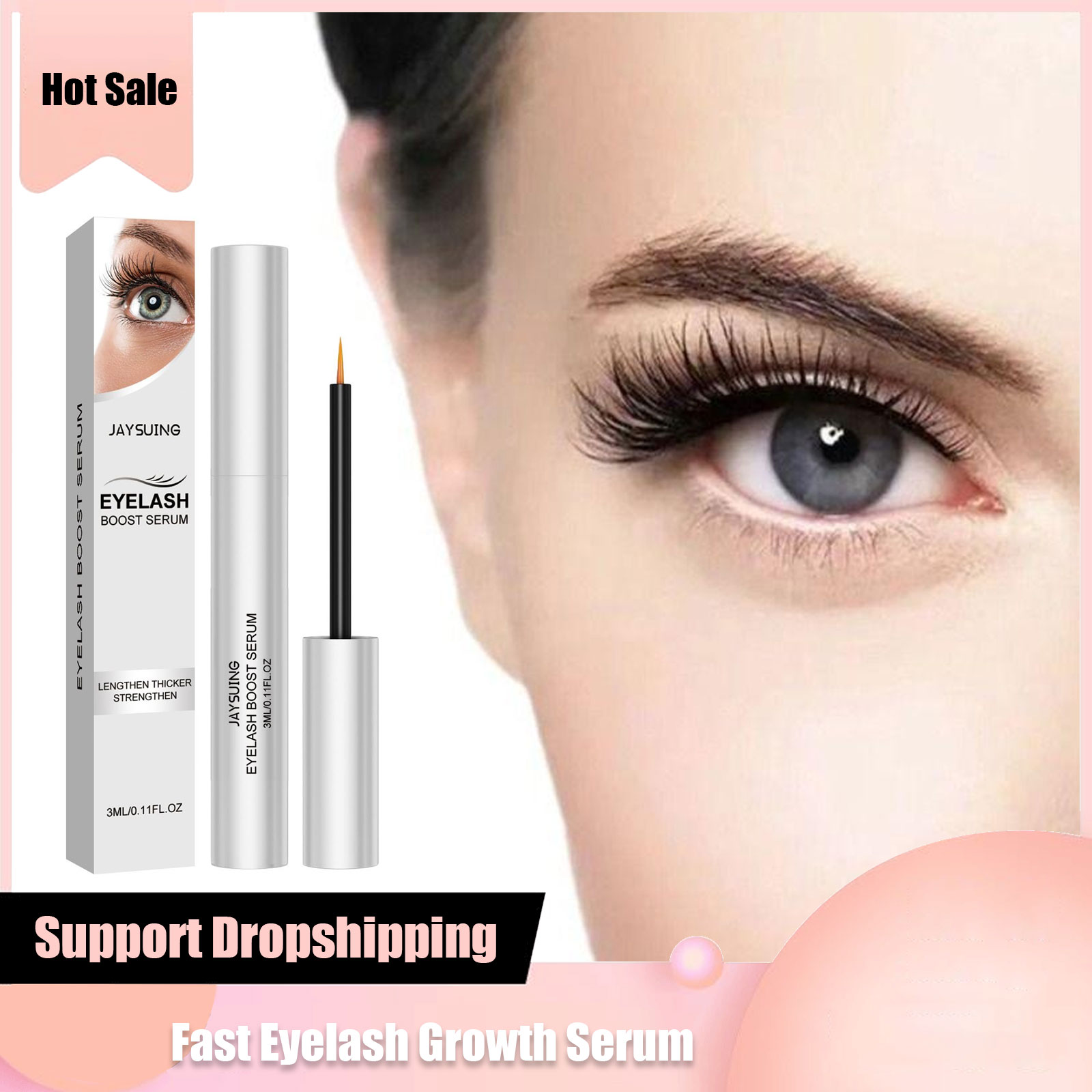 Fast Eyelash Growth Serum Lash - Eyelash Extension Options avaliação e preço