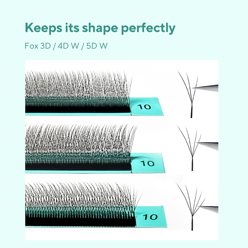 DIYDAY Foxy W-Shaped 3D 4D 5D  - Eyelash Extension Volume Cat Eye avaliação e preço