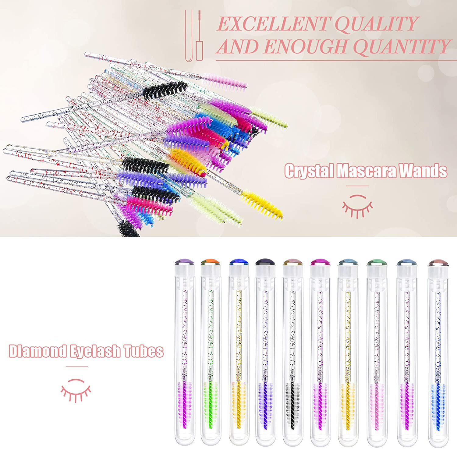 50pcs Reusable Unicorn Eyebrow - Eyelash Extension For Beginners avaliação e preço