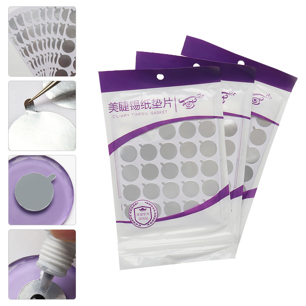 3Packs Eyelash Glue Pads Tin F - Eyelash Extension Process avaliação e preço