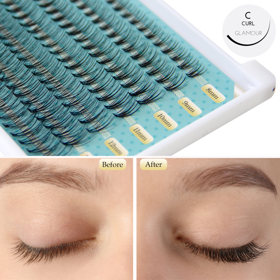 IGUIONSS 20D 8-14mm mix 7 rows - Eyelash Extension Supernatural avaliação e preço