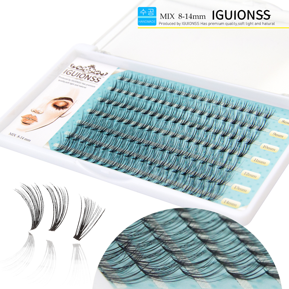 IGUIONSS 20D 8-14mm mix 7 rows - Eyelash Extension Supernatural avaliação e preço