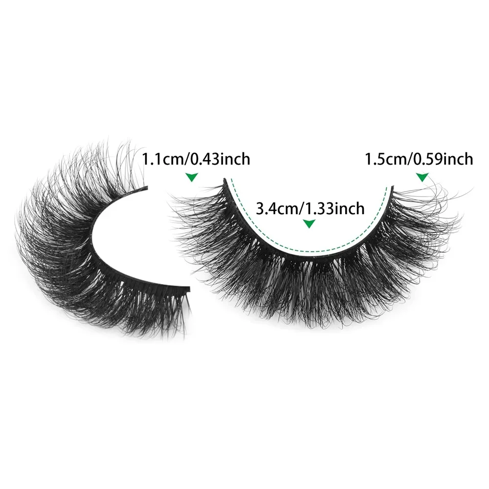 14 Pairs Natural Look Faux Min - Eyelash Extension Volume Cat Eye avaliação e preço