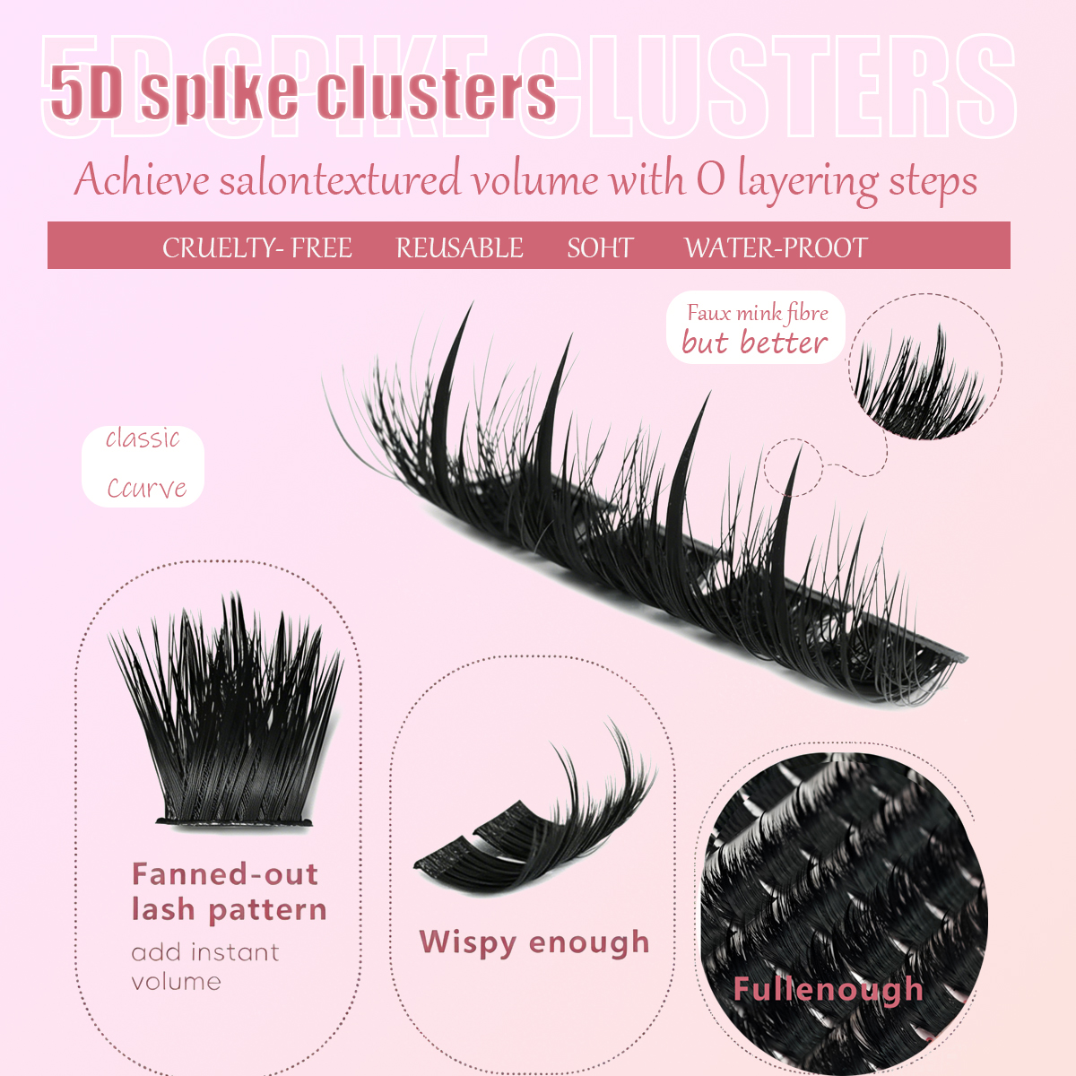 ANLINNET Lashes Cluster DIY La - Eyelash Extension Volume Cat Eye avaliação e preço