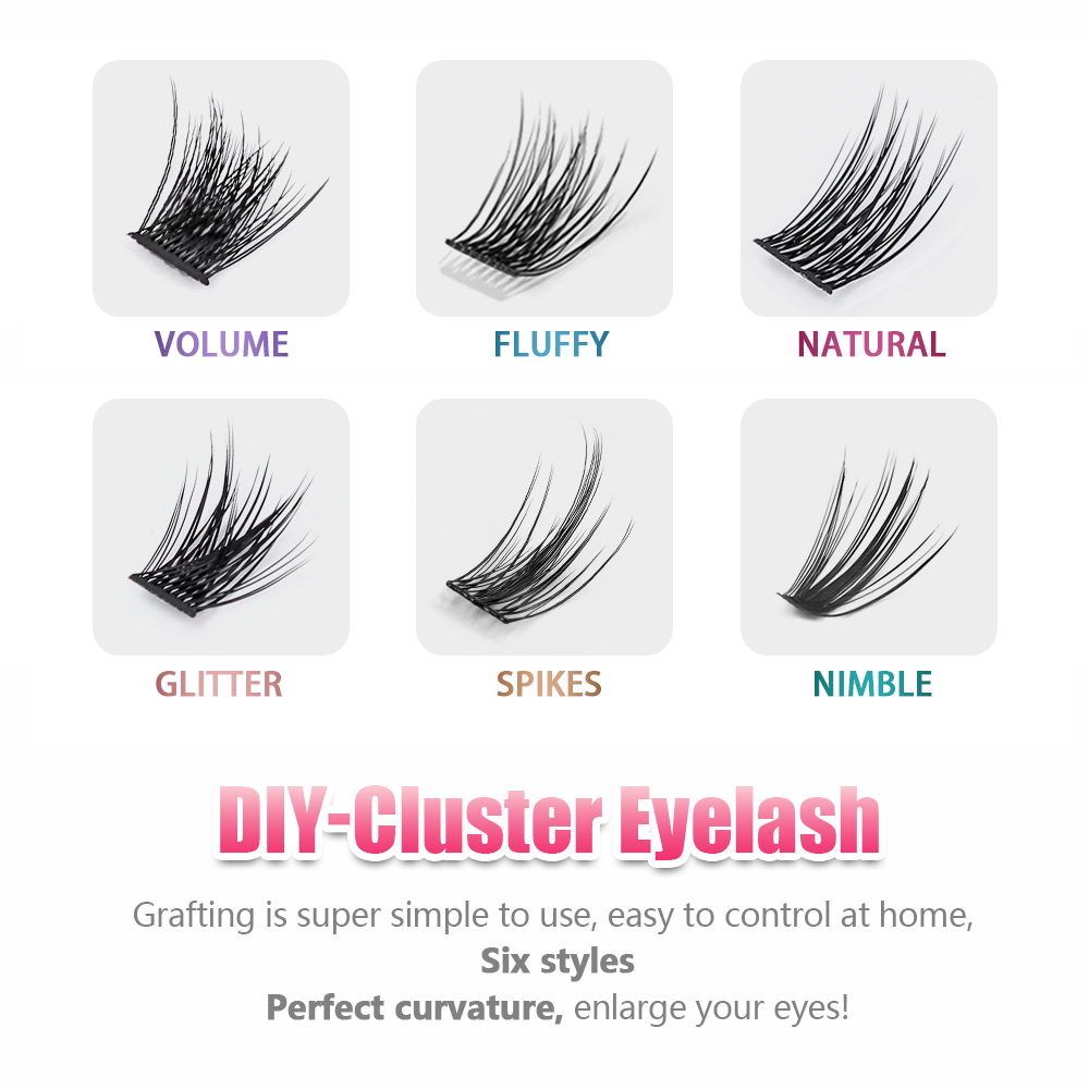 MASSCAKU Lash Clusters DIY Eye - Eyelash Extension Supernatural avaliação e preço