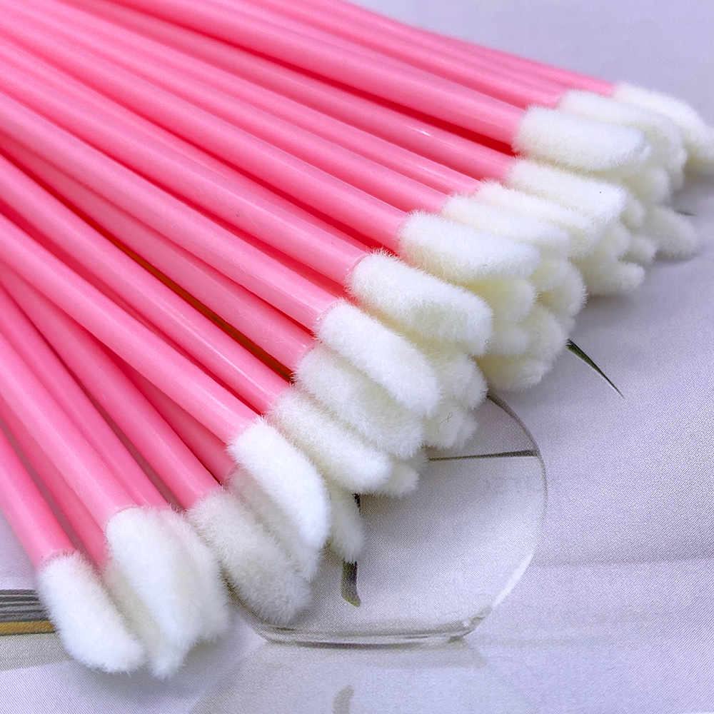 100Pcs Disposable Lip Brush Ey - Eyelash Extension For Beginners avaliação e preço