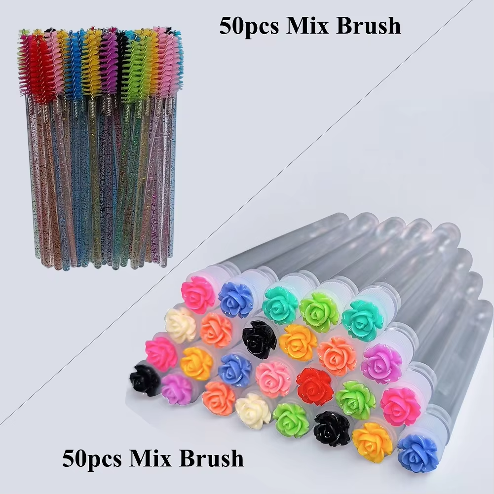 50pcs Reusable Rose Eyelash Br - Eyelash Extension For Beginners avaliação e preço