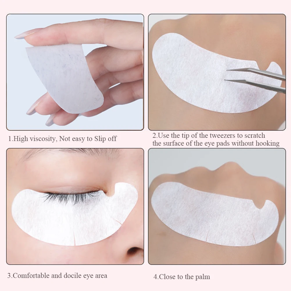 50/100PCS U Shape Eyelash Pads - Eyelash Extension Glasses avaliação e preço