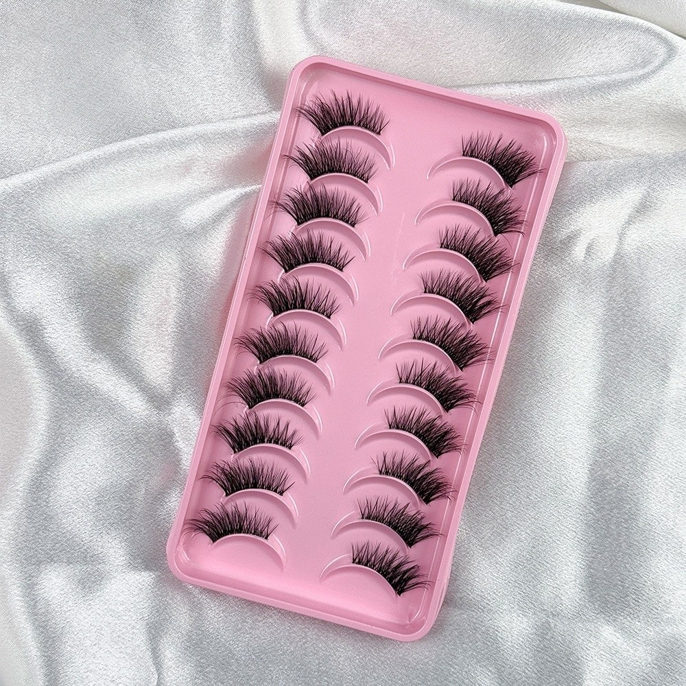 10Pairs New 3D Dramatic False  - Eyelash Extension Volume Cat Eye avaliação e preço