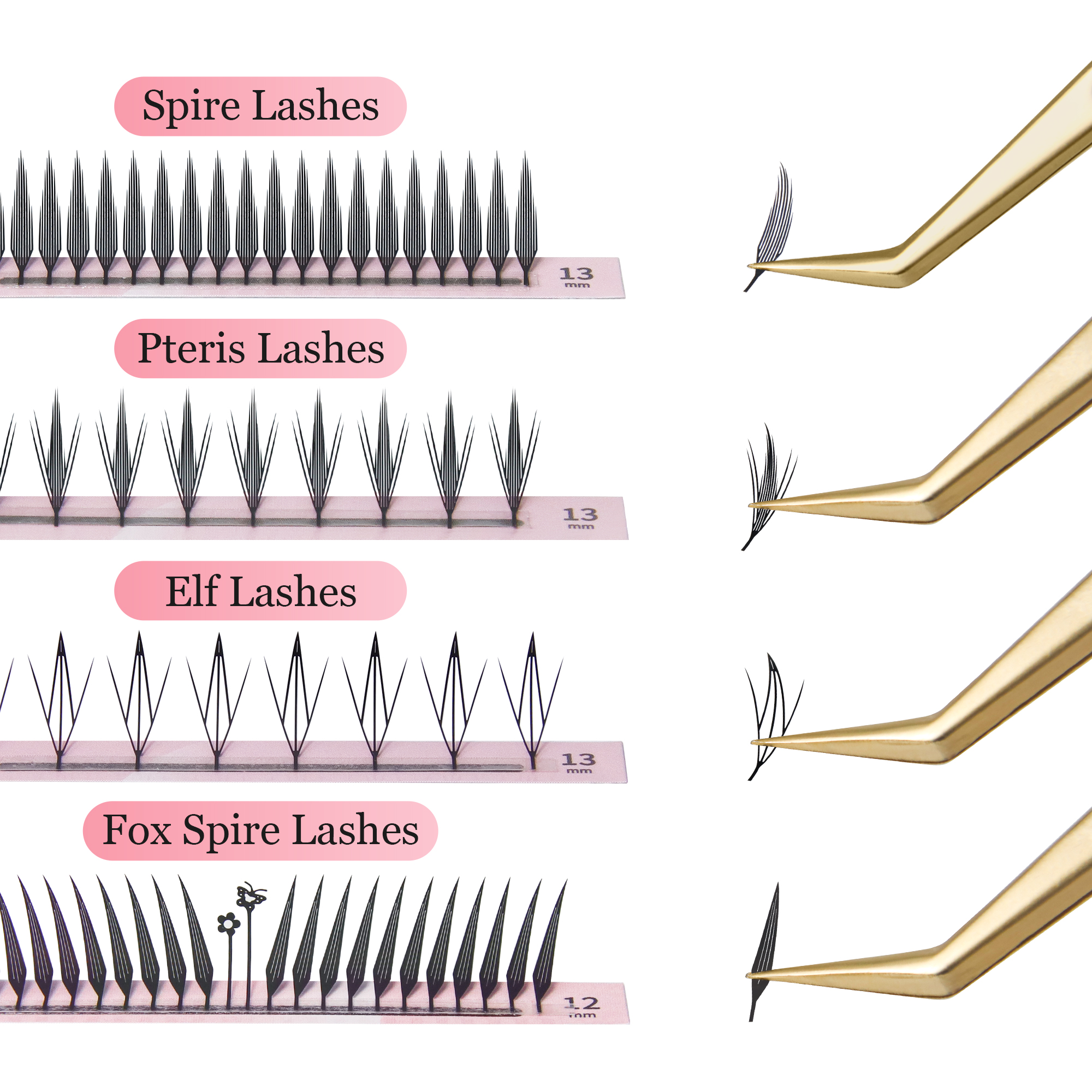 GLAMLASH Comic Spire Eyelash E - Eyelash Extension Supernatural avaliação e preço