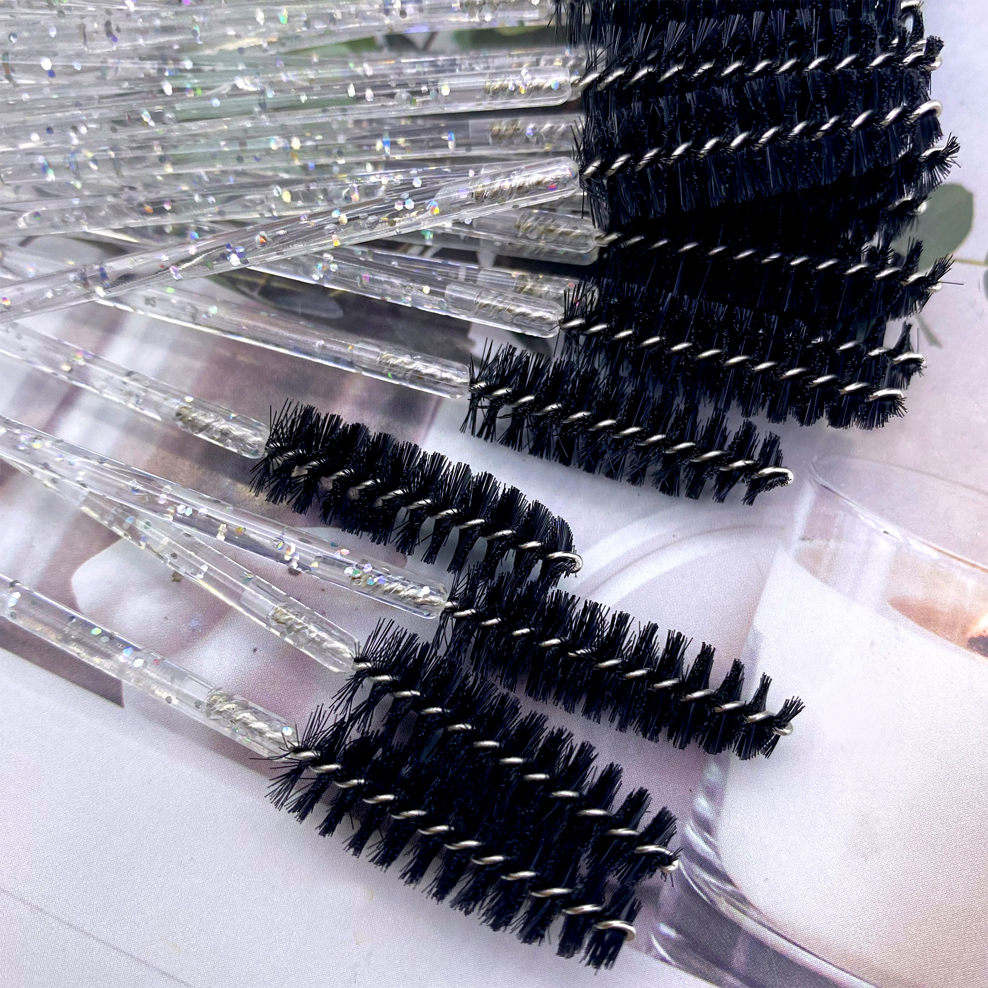 500PCS Eyelashes Brushes Set W - Eyelash Extension For Beginners avaliação e preço