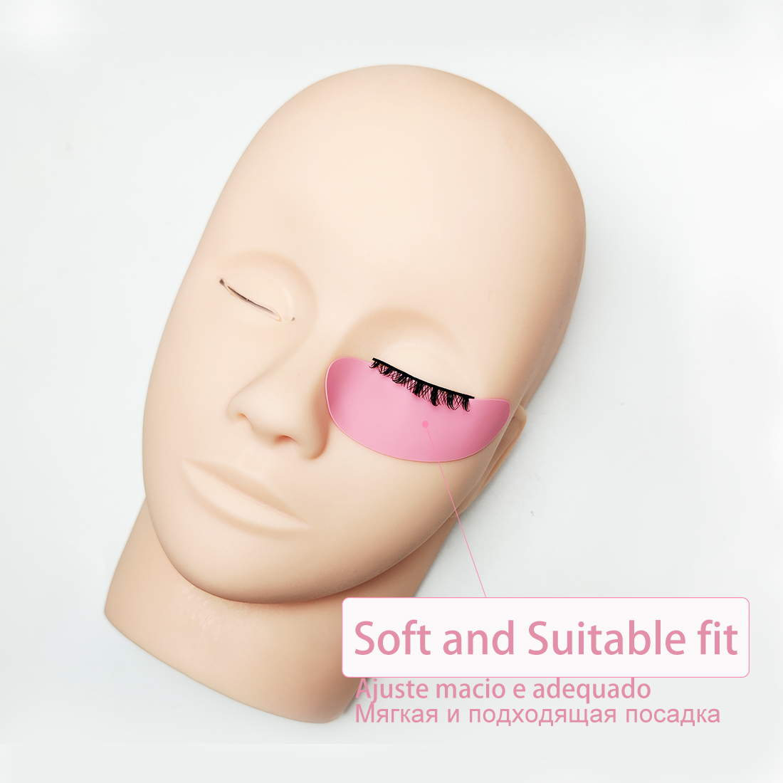 1Pair Reusable Eyelash Pads Si - Eyelash Extension Glasses avaliação e preço
