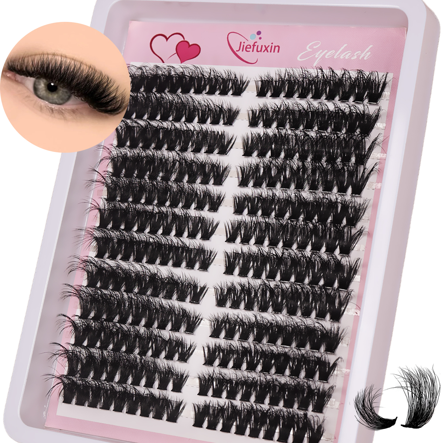 Fluffy Volume Cluster Lashes C - Eyelash Extension Volume Cat Eye avaliação e preço