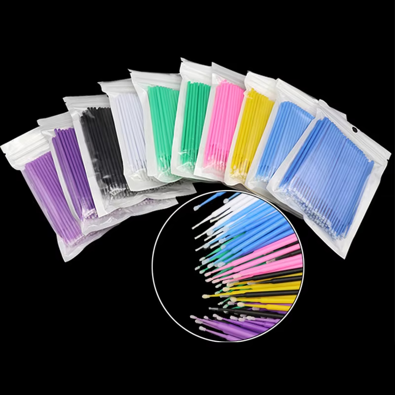100Pcs Eyelash Cleaning Brush  - Eyelash Extension For Beginners avaliação e preço