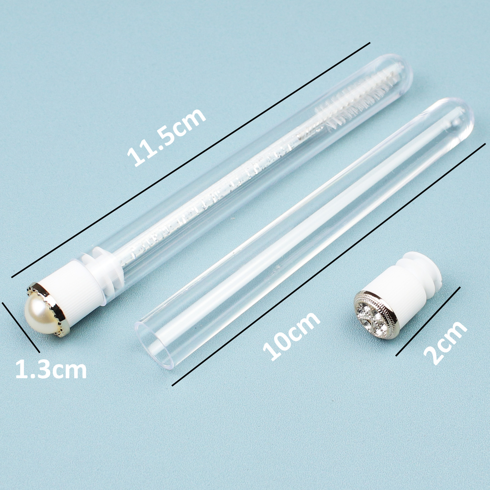 Mascara Wands Tube 20pcs Reusa - Eyelash Extension For Beginners avaliação e preço