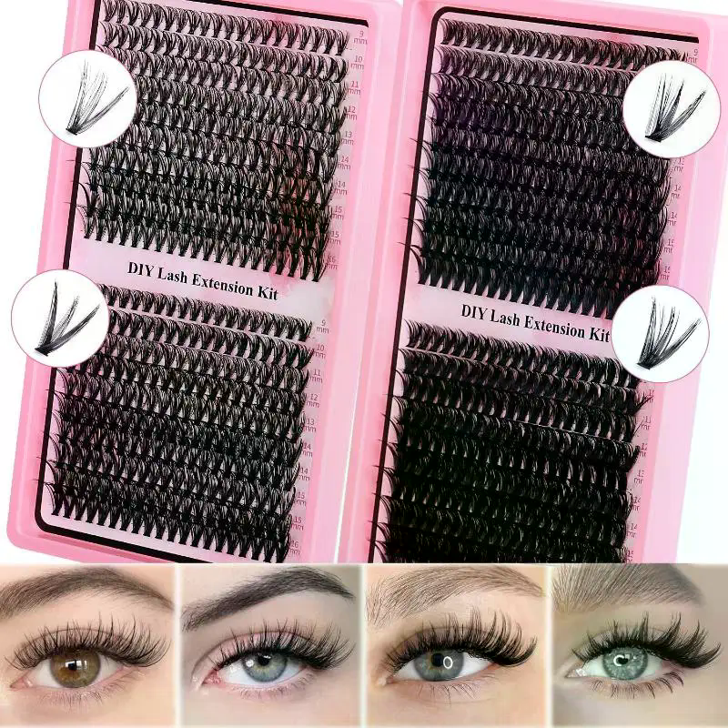 176/300/320/400Pcs Fluffy Eyel - Eyelash Extension For Beginners avaliação e preço