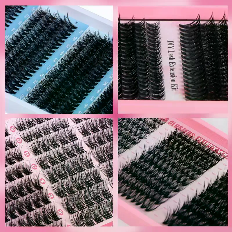 176/300/320/400Pcs Fluffy Eyel - Eyelash Extension For Beginners avaliação e preço