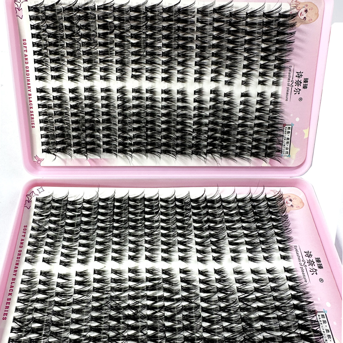 10/32Rows Fluffy Lash Clusters - Eyelash Extension Volume Cat Eye avaliação e preço