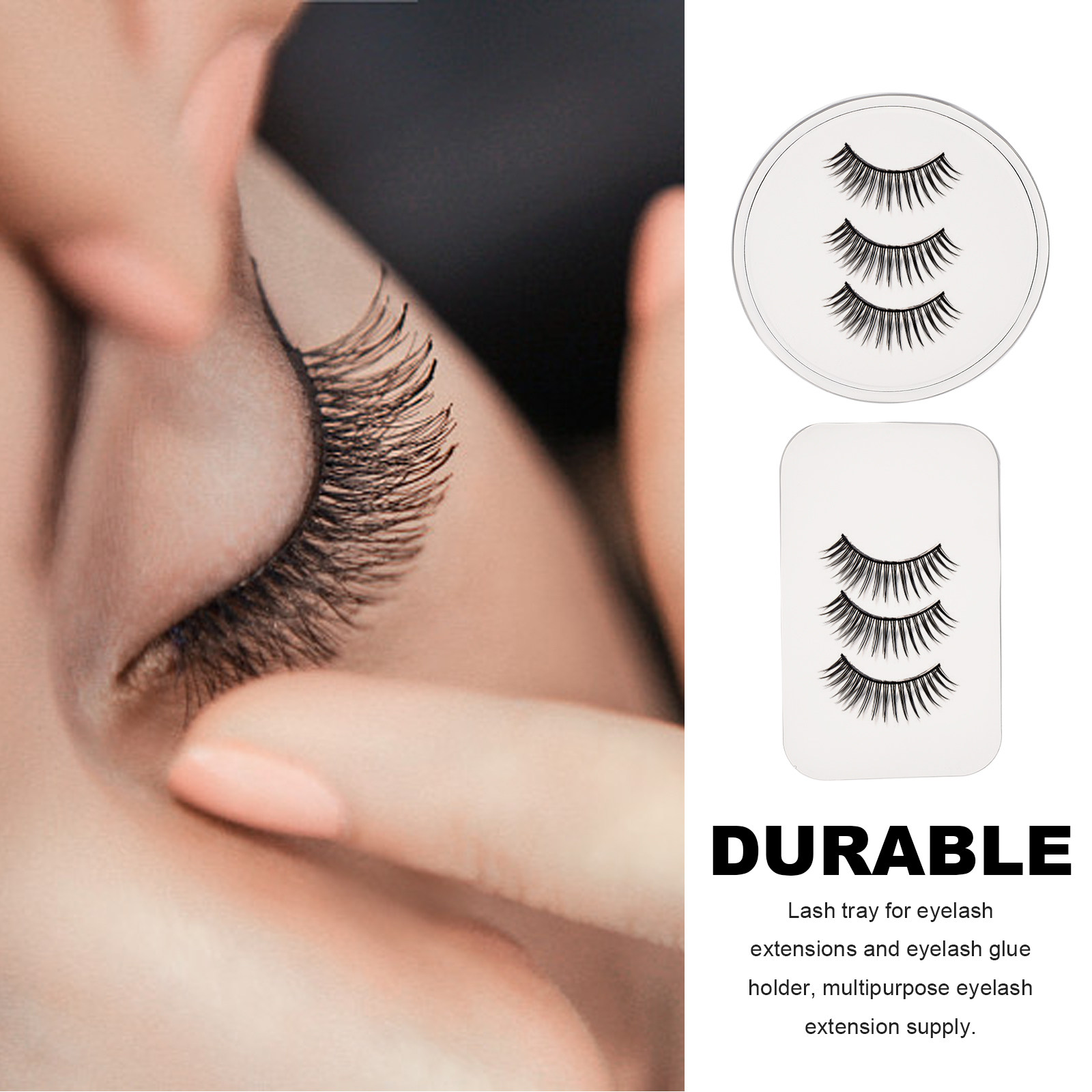 4Pcs False Eyelash Tools Silic - Eyelash Extension Process avaliação e preço