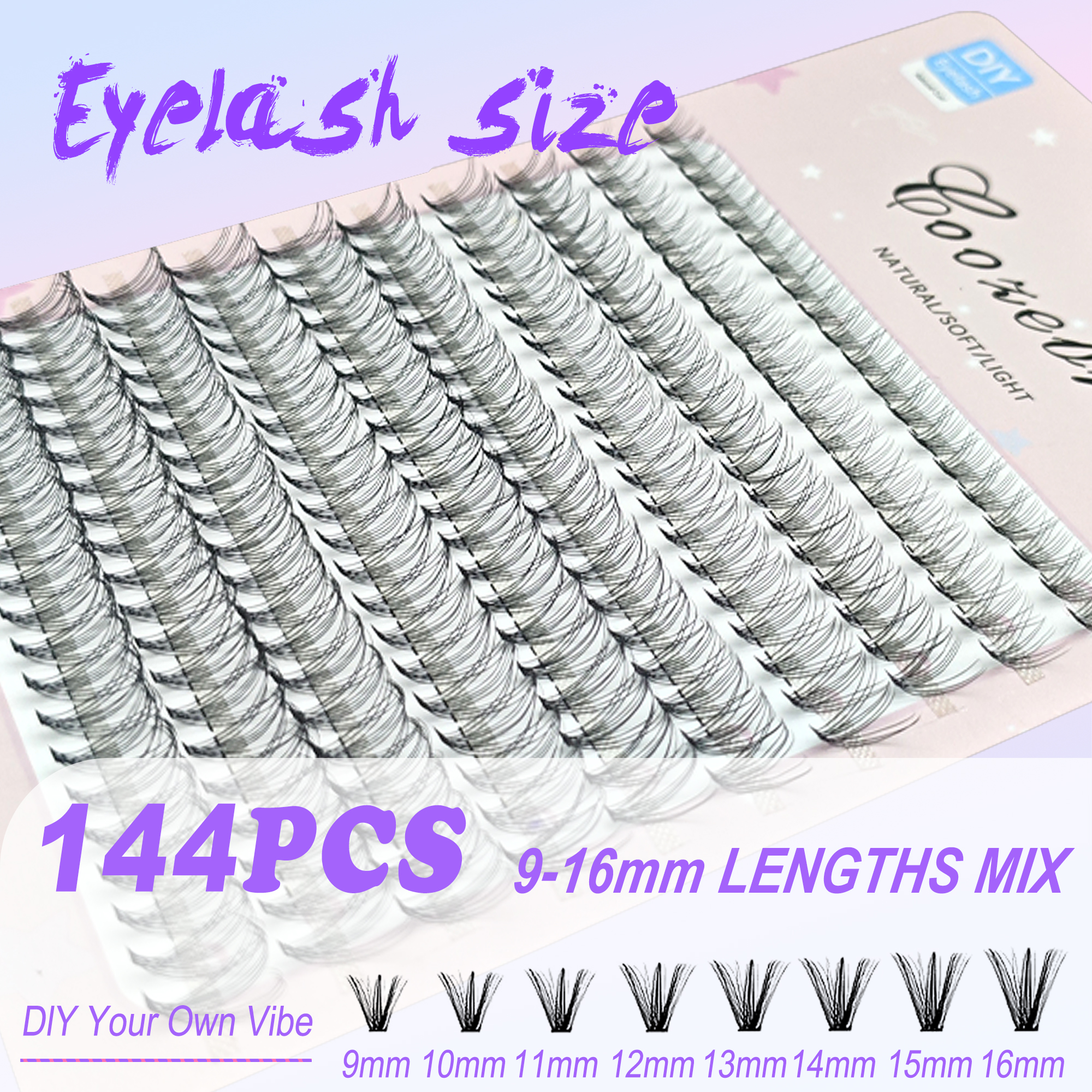 Individual Lashes Cluster D Cu - Eyelash Extension Supernatural avaliação e preço
