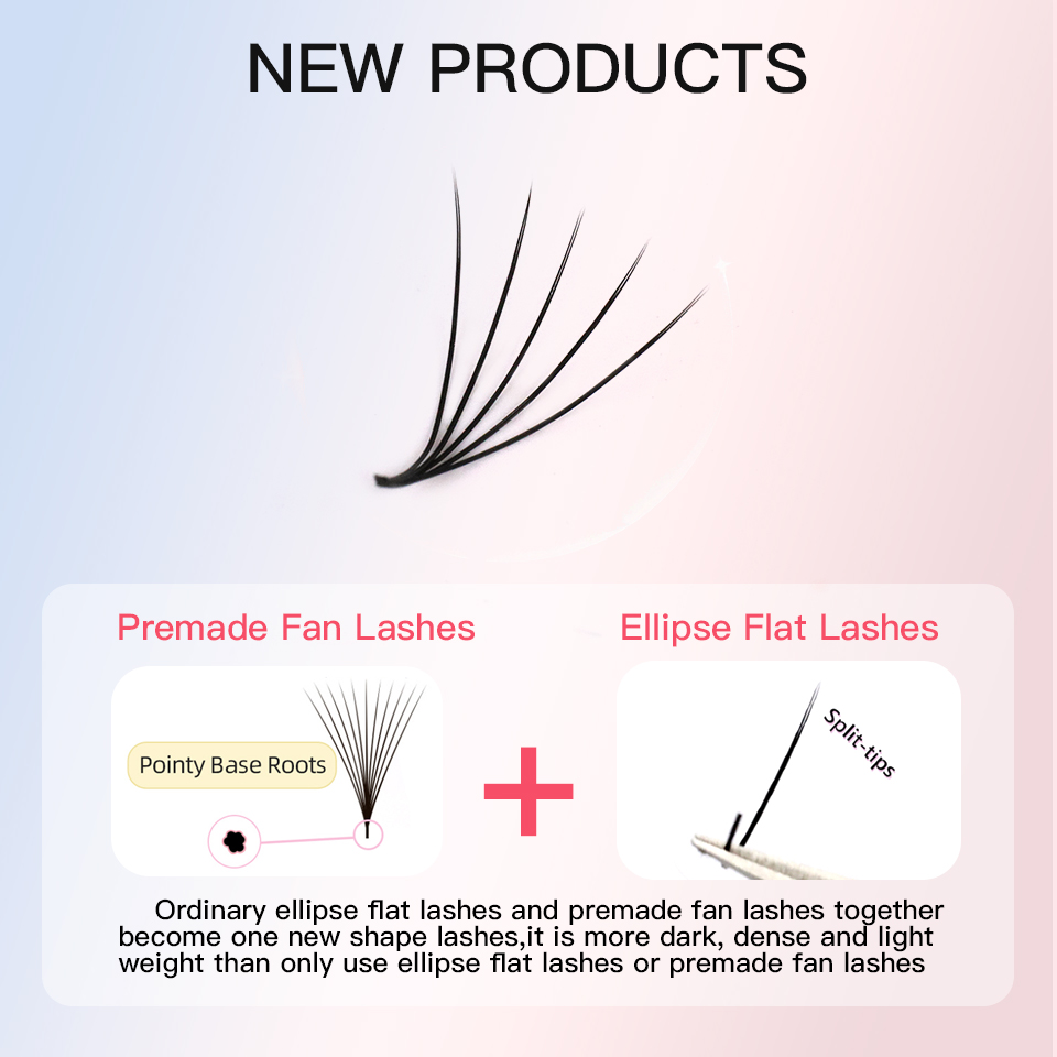 Flat Premade Fans Thin Root Ey - Eyelash Extension Supernatural avaliação e preço