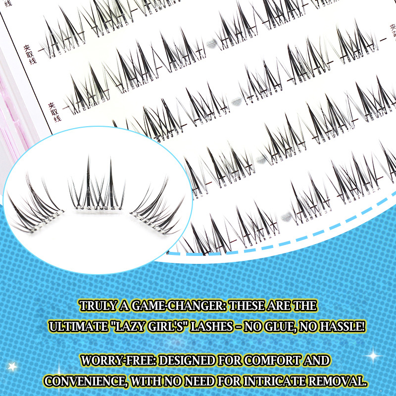 No Glue Eyelashes ”No-Band“Glu - Eyelash Extension Supernatural avaliação e preço
