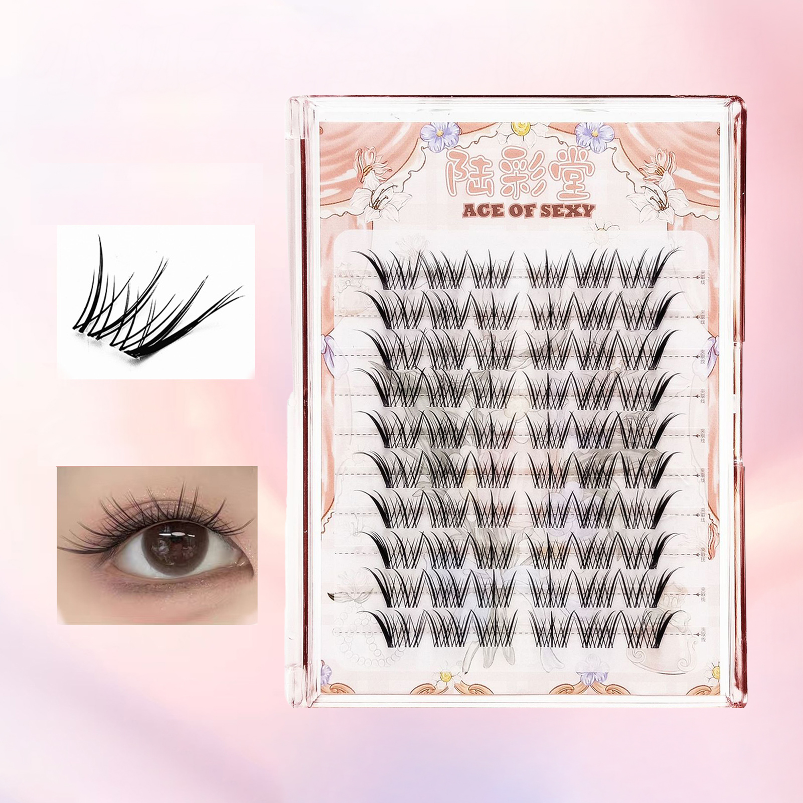 Fox-eye Fairy False Eyelashes  - Eyelash Extension Volume Cat Eye avaliação e preço