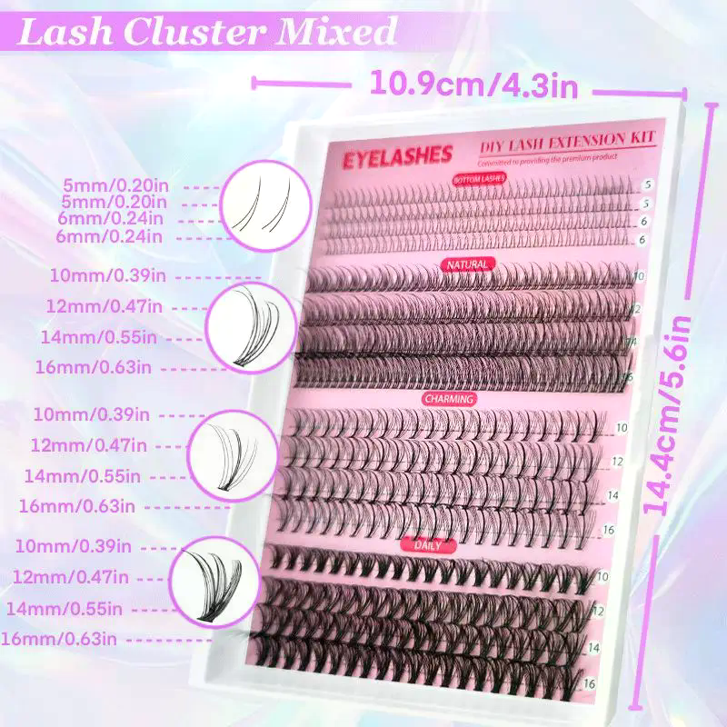 Lash Extension Kit Cluster Eye - Eyelash Extension Remover At Home avaliação e preço