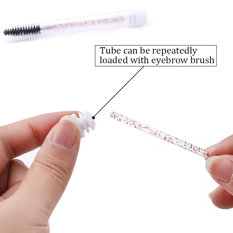 Eyelash Brush Tube With Eyebro - Eyelash Extension For Beginners avaliação e preço