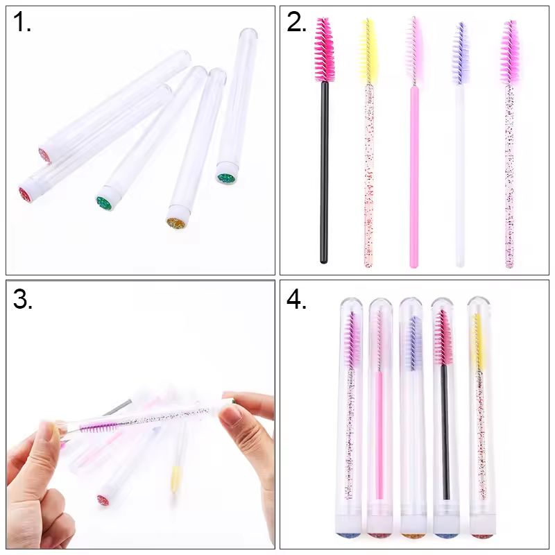 Eyelash Brush Tube With Eyebro - Eyelash Extension For Beginners avaliação e preço