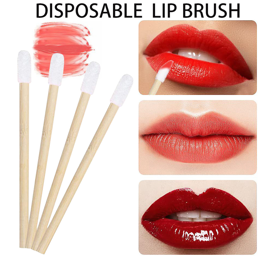50/100pcs Lip Brushes Kits Bam - Eyelash Extension For Beginners avaliação e preço