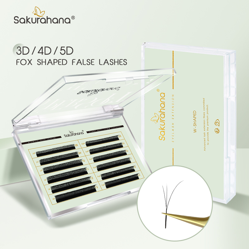 SAKURAHANA Fox 3D 4D 5D Shaped - Eyelash Extension Volume Cat Eye avaliação e preço