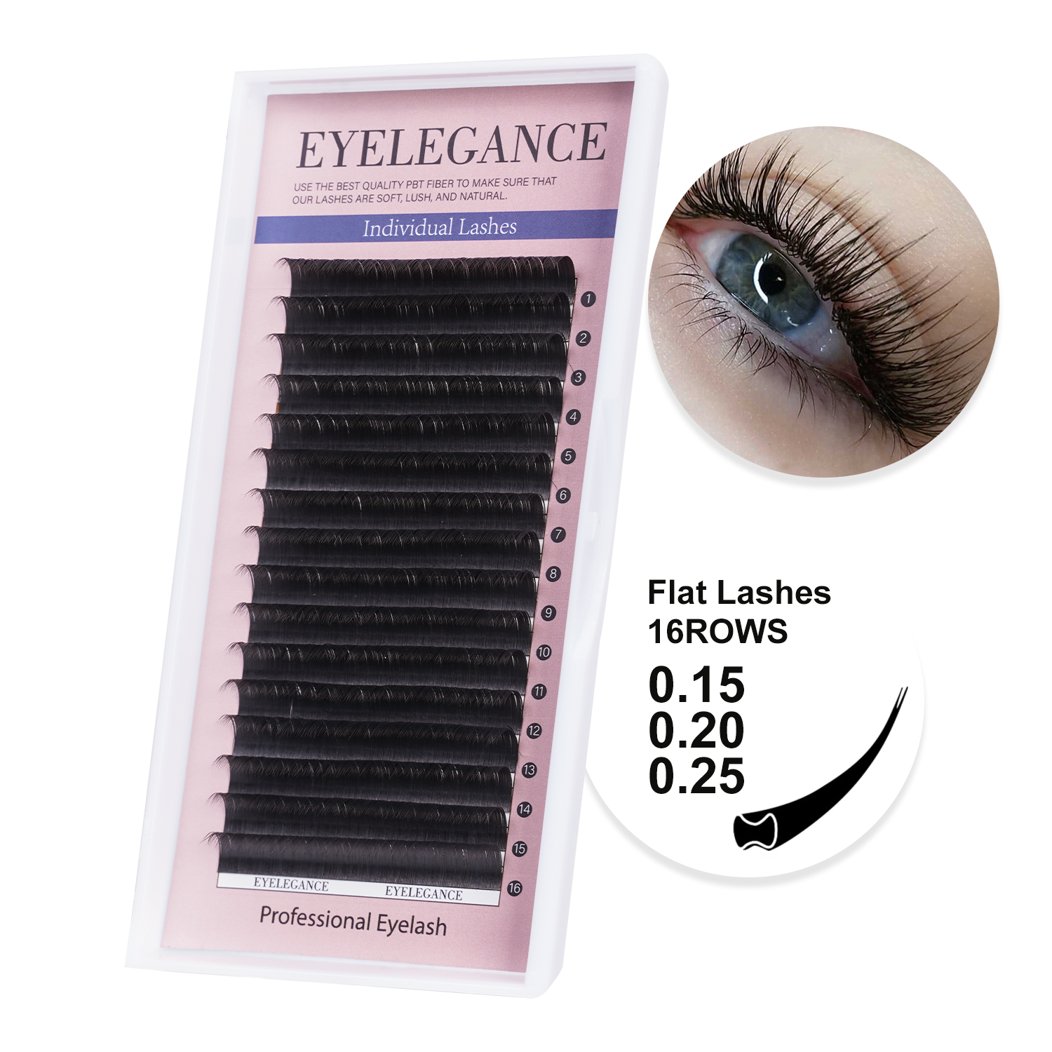 EYELEGAANCE false eyelashes16R - Eyelash Extension Qc avaliação e preço