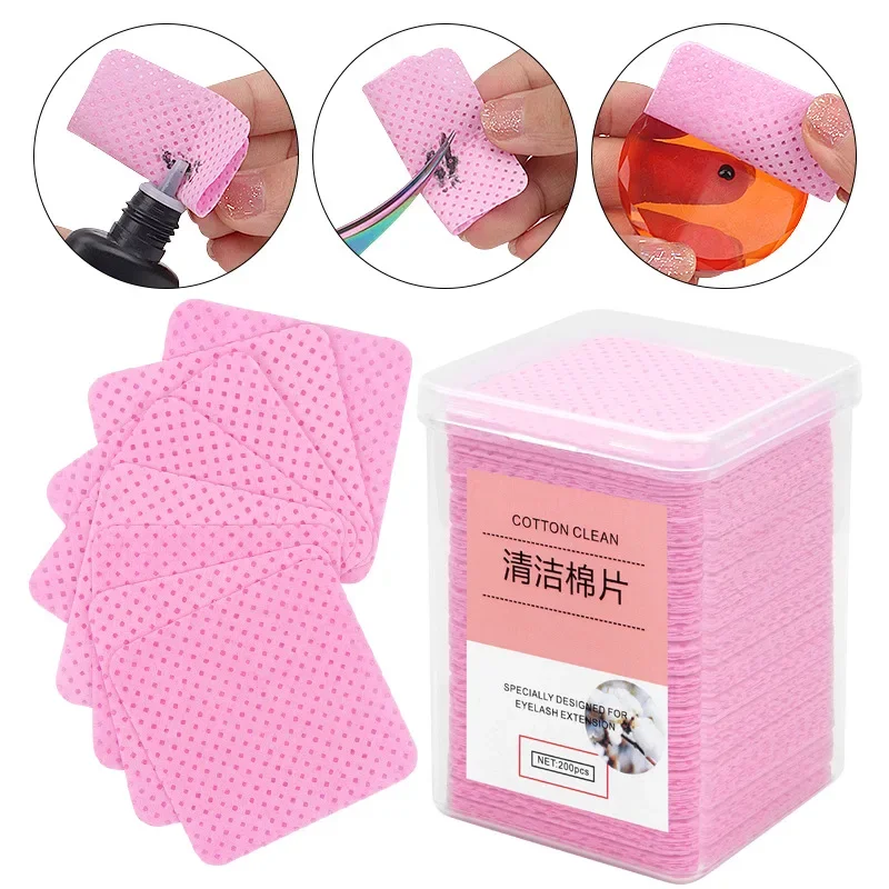 Eyelash Glue Remover Wipe 200P - Eyelash Extension Glasses avaliação e preço