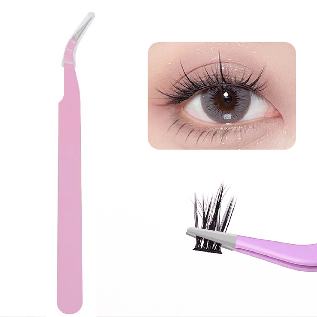 Precision False Eyelash Tweeze - Eyelash Extension Process avaliação e preço