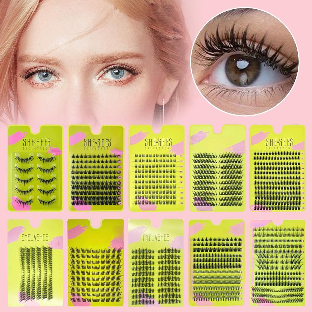 Natural Cluster False Eyelashe - Eyelash Extension Volume Cat Eye avaliação e preço
