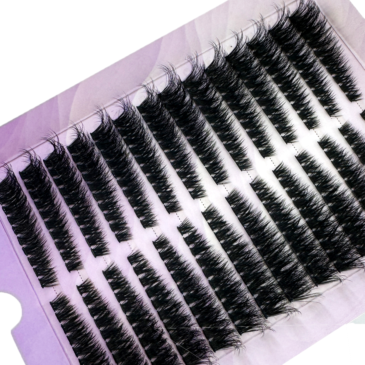 14Rows Fluffy Lash Clusters Th - Eyelash Extension Volume Cat Eye avaliação e preço
