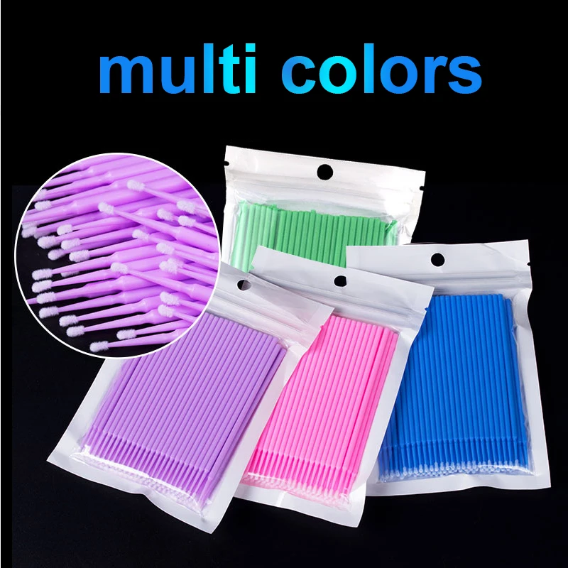 100Pcs Eyelash Cleaning Brush  - Eyelash Extension For Beginners avaliação e preço