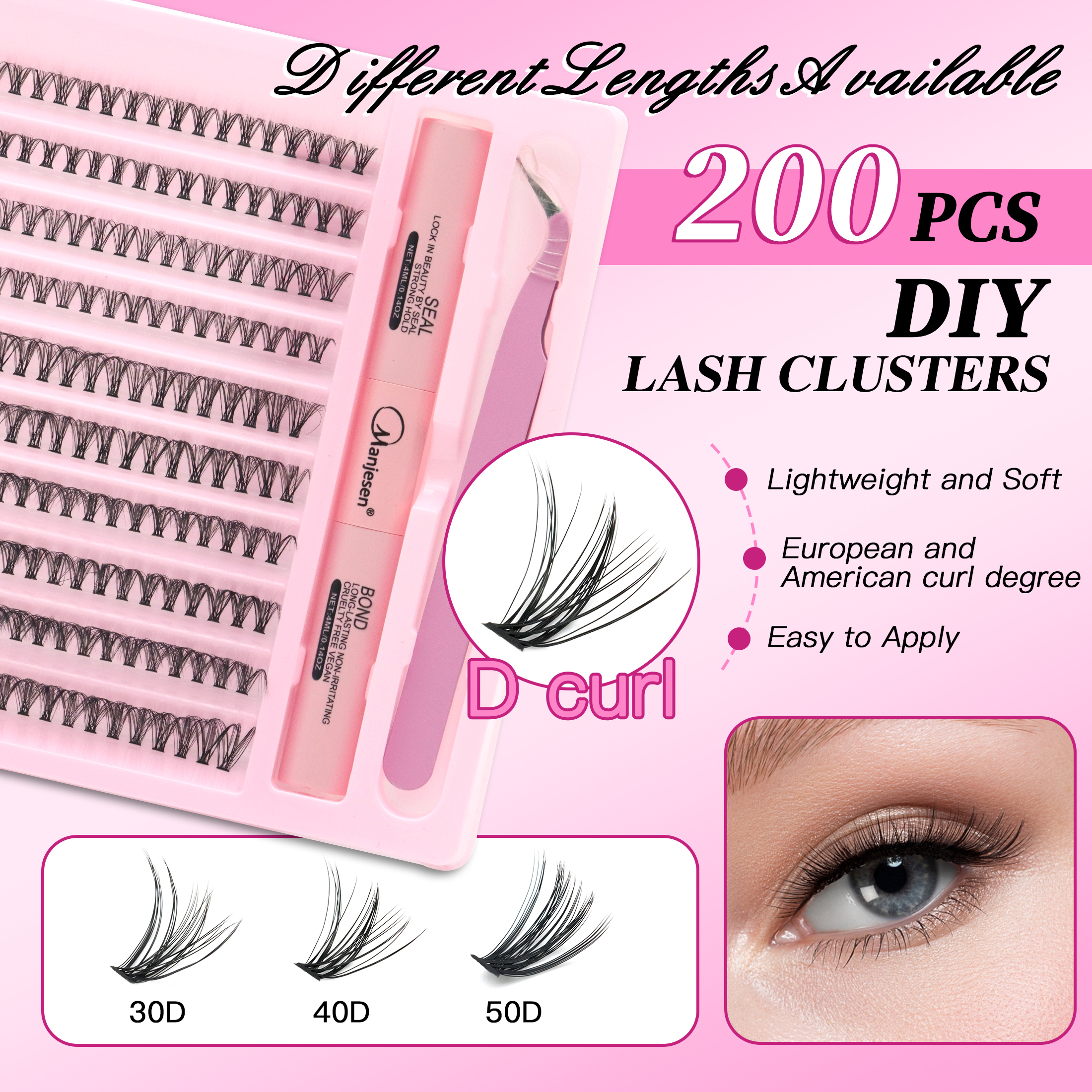 DIY Lashes Extension Kit Eyela - Eyelash Extension London avaliação e preço